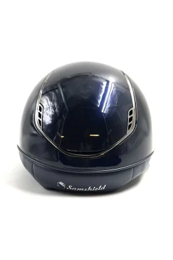 Samshield Miss Shield Glossy mit schwarzem Kristallwappen 2.0* Reithelme