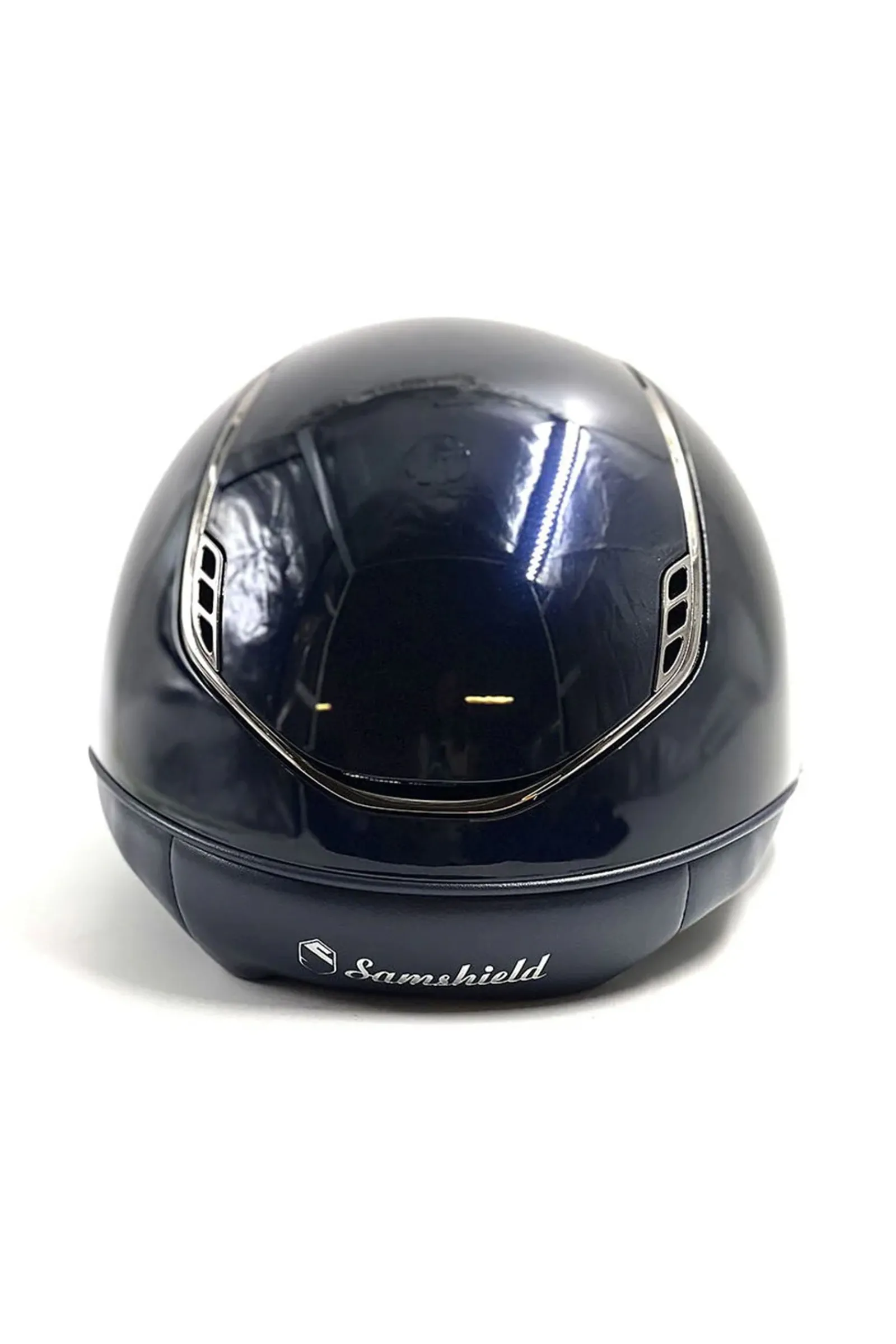 Samshield Miss Shield Glossy mit schwarzem Kristallwappen 2.0* Reithelme