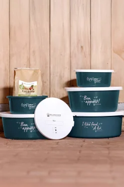 Waldhausen Müsli Schale mit Deckel* Futtertröge & -Eimer