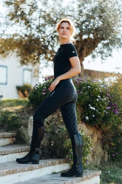 B Vertigo Natalia Damen Reithose mit Spitzentaschen*Damen Reithose Für Damen Mit Vollbesatz