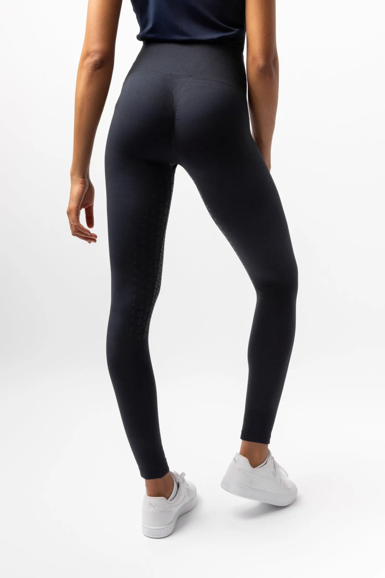 Horze Nessa Nahtlose Vollbesatz Scrunch Reitleggings*Damen Reitleggings Für Damen