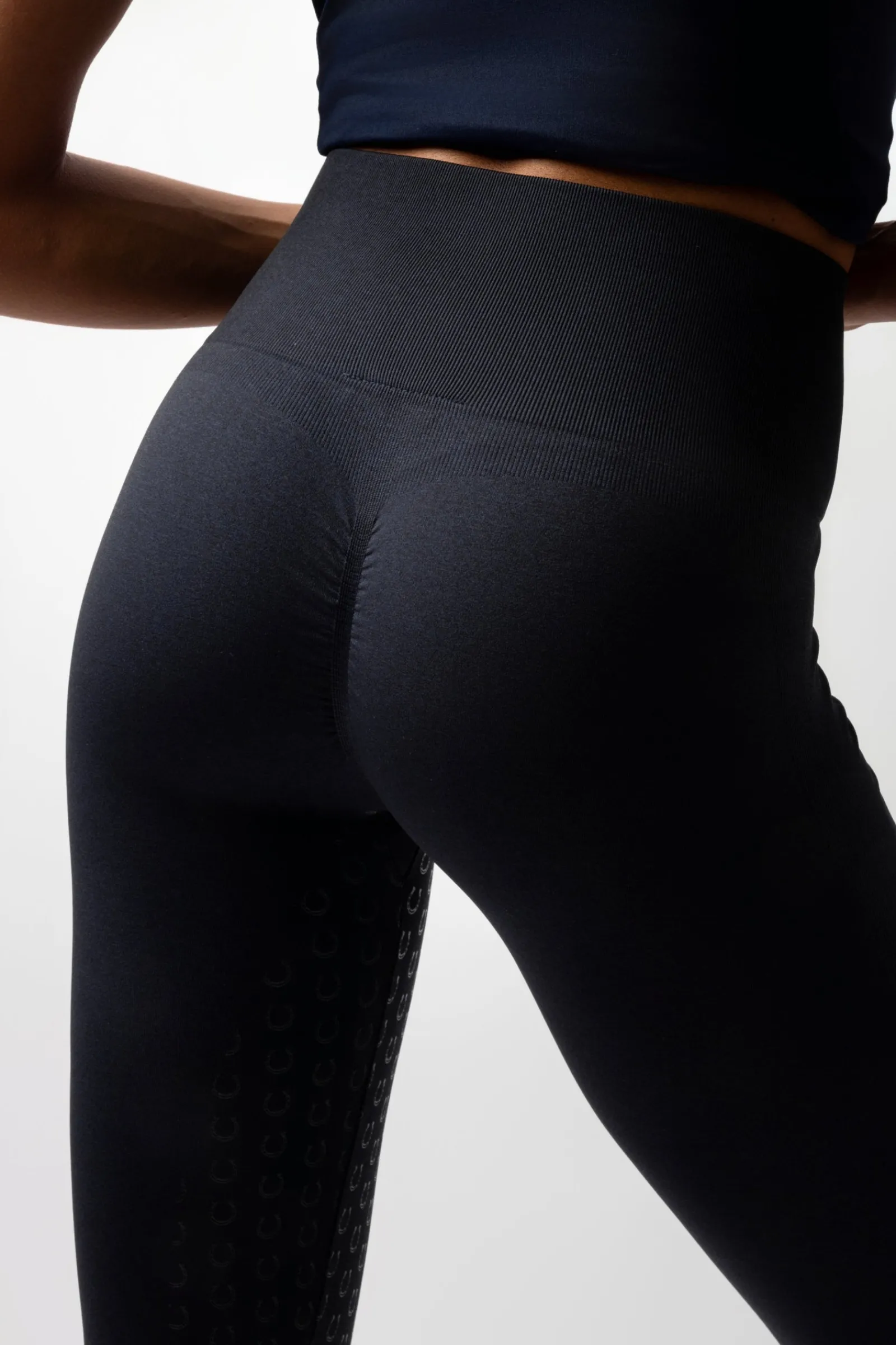 Horze Nessa Nahtlose Vollbesatz Scrunch Reitleggings*Damen Reitleggings Für Damen