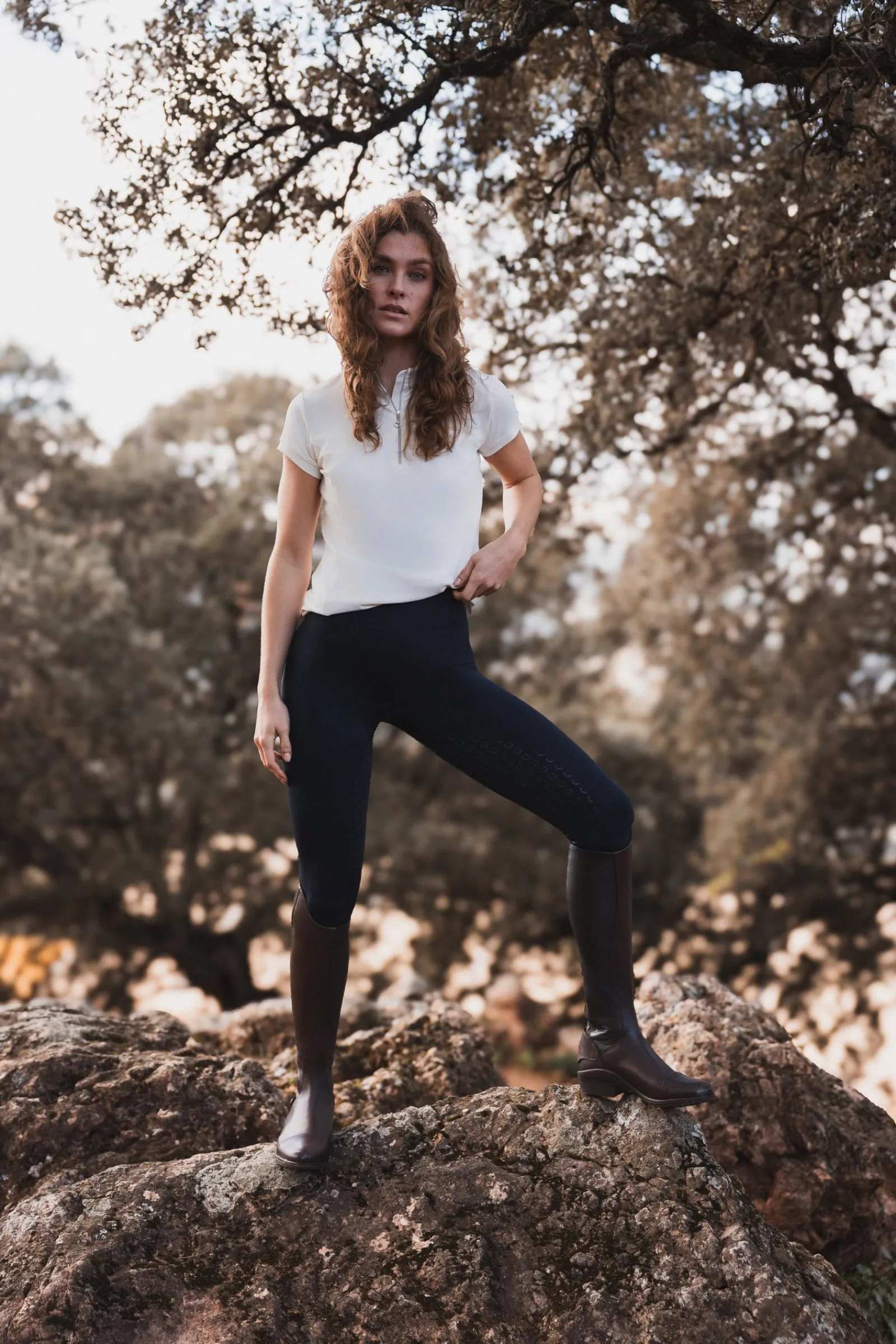 Horze Nessa Nahtlose Vollbesatz Scrunch Reitleggings*Damen Reitleggings Für Damen