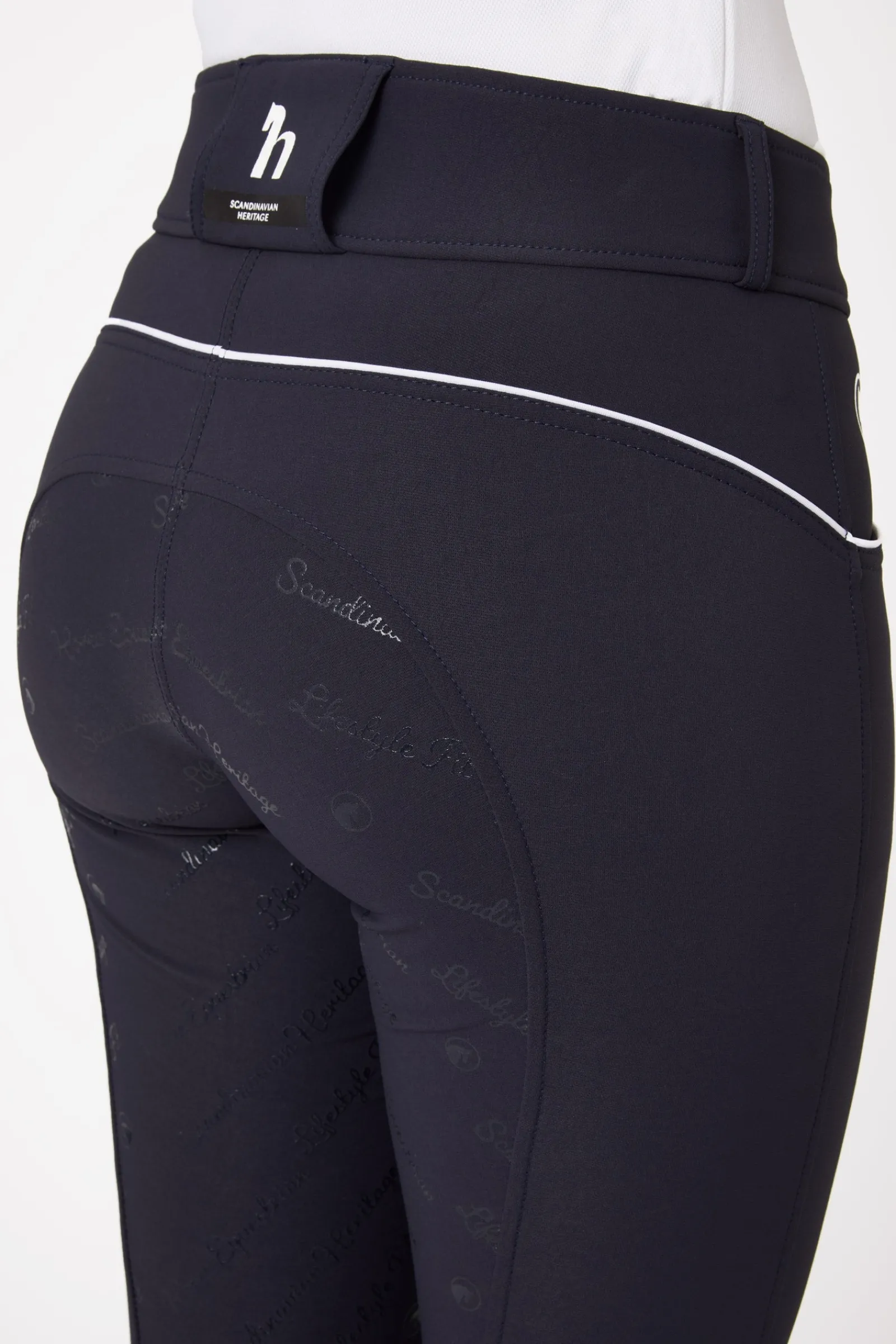 Horze Nordic Performance Damen-Vollbesatzreithose mit Silikongrip, UPF 50+*Damen Reithose Für Damen Mit Vollbesatz