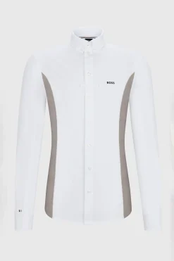 Boss Norman Side Panel Turniershirt*Herren Turnierbekleidung Für Herren
