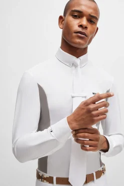 Boss Norman Side Panel Turniershirt*Herren Turnierbekleidung Für Herren