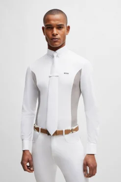 Boss Norman Side Panel Turniershirt*Herren Turnierbekleidung Für Herren