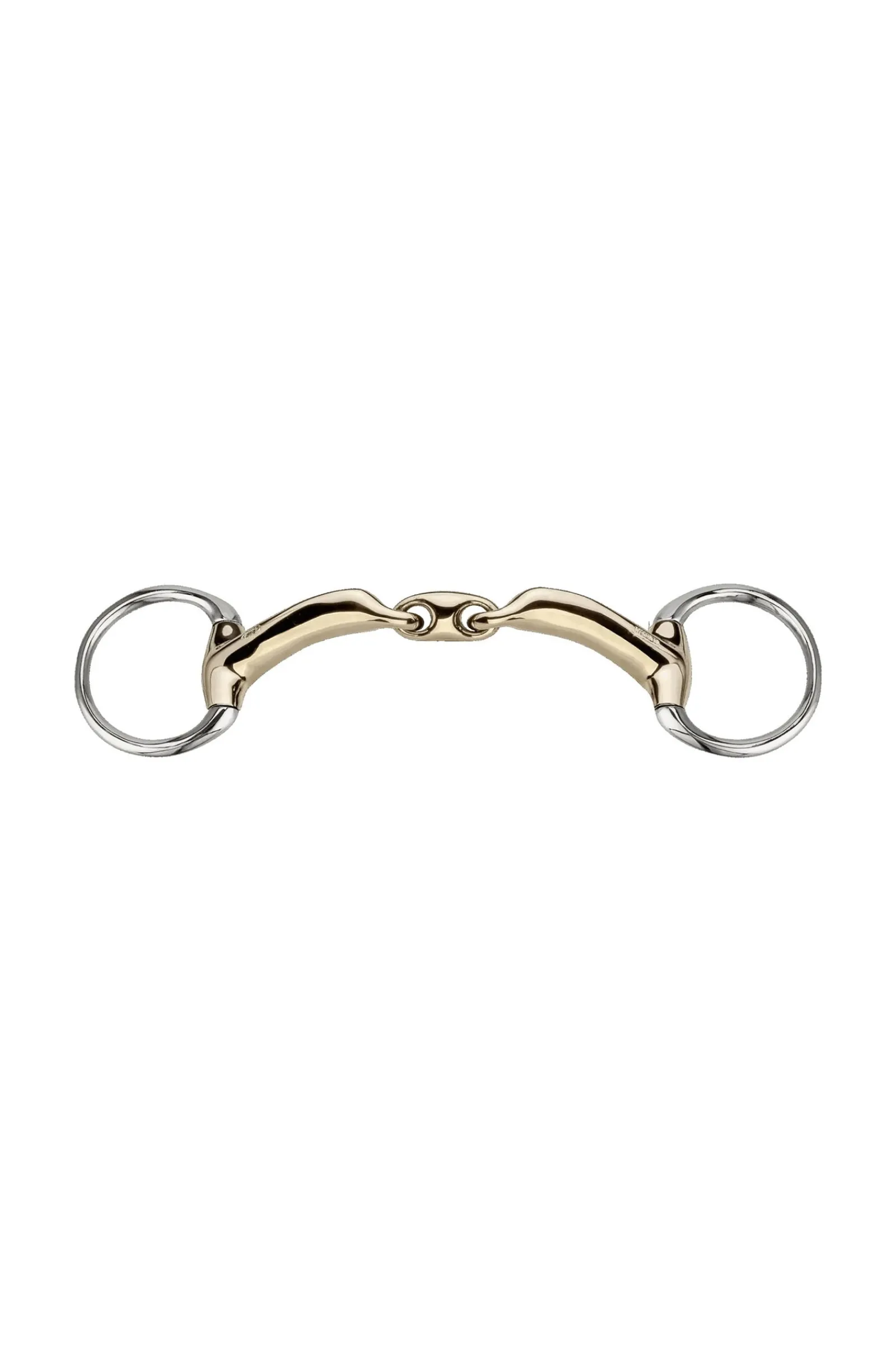 Sprenger Novocontact Olivenkopfgebiss 14 mm doppelt gebrochen Sensogan mit D-förmigen Ringen* Olivenkopf-Gebisse