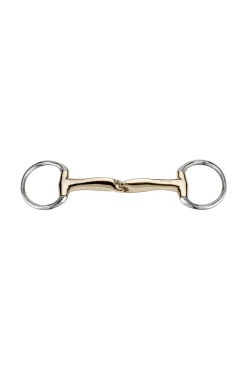 Sprenger Novocontact Olivenkopfgebiss 14 mm einfach gebrochen Sensogan mit D-förmigen Ringen* Olivenkopf-Gebisse
