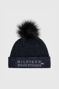 Tommy Hilfiger Equestrian Ottawa Damen Mütze mit Bommel* Caps & Mützen