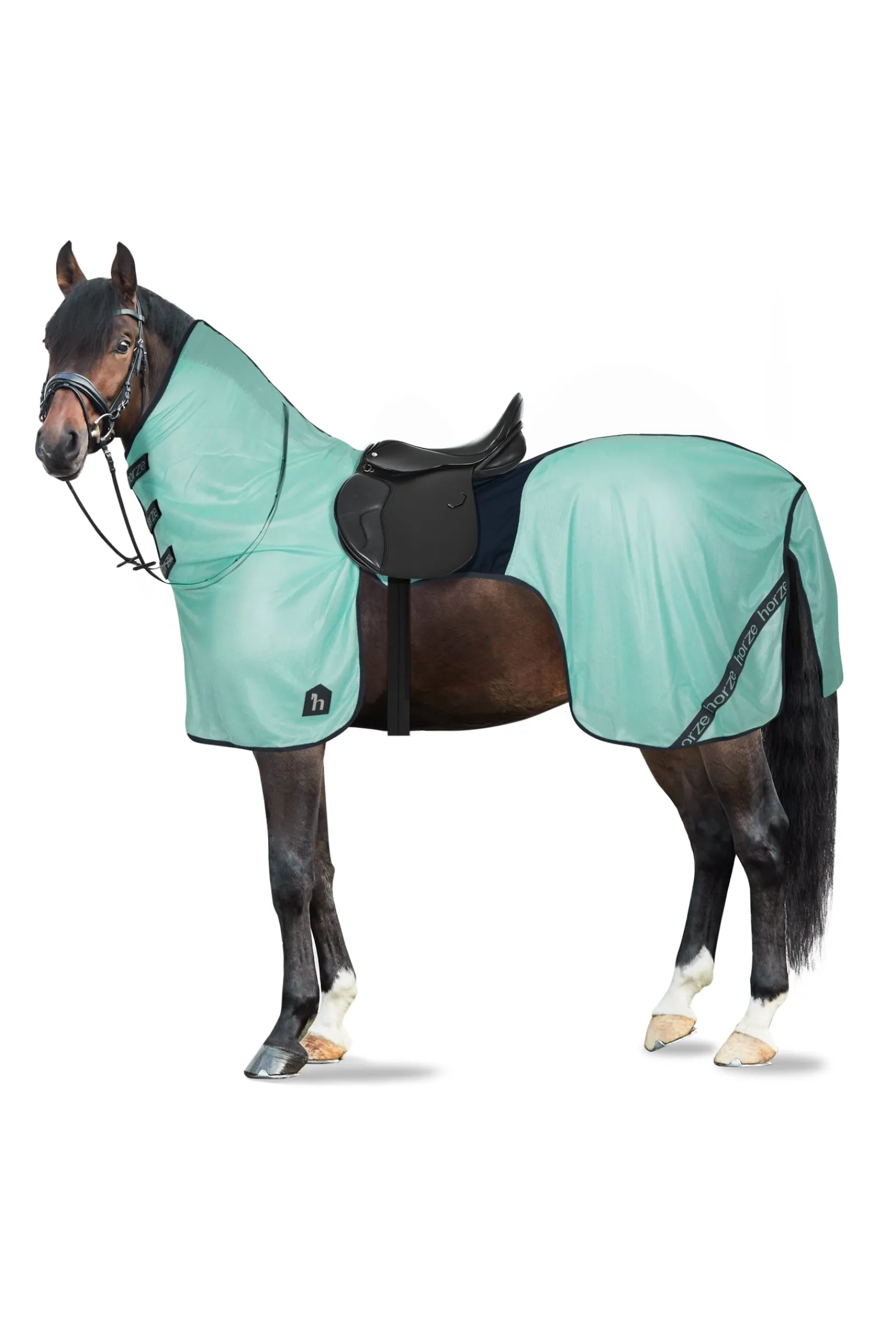 Horze Paso Fino Fliegenausreitdecke mit abnehmbarem Halsteil und UV Schutz* Fliegendecken