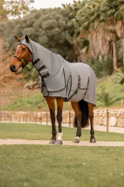 Horze Paso Fino Fliegendecke mit Halsteil und UV Schutz* Ekzemerdecken Und -Masken