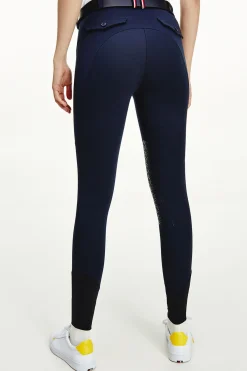 Tommy Hilfiger Equestrian Performance Damen Reithose mit Kniebesatz mit Grip*Damen Reithose Für Damen Mit Kniebesatz