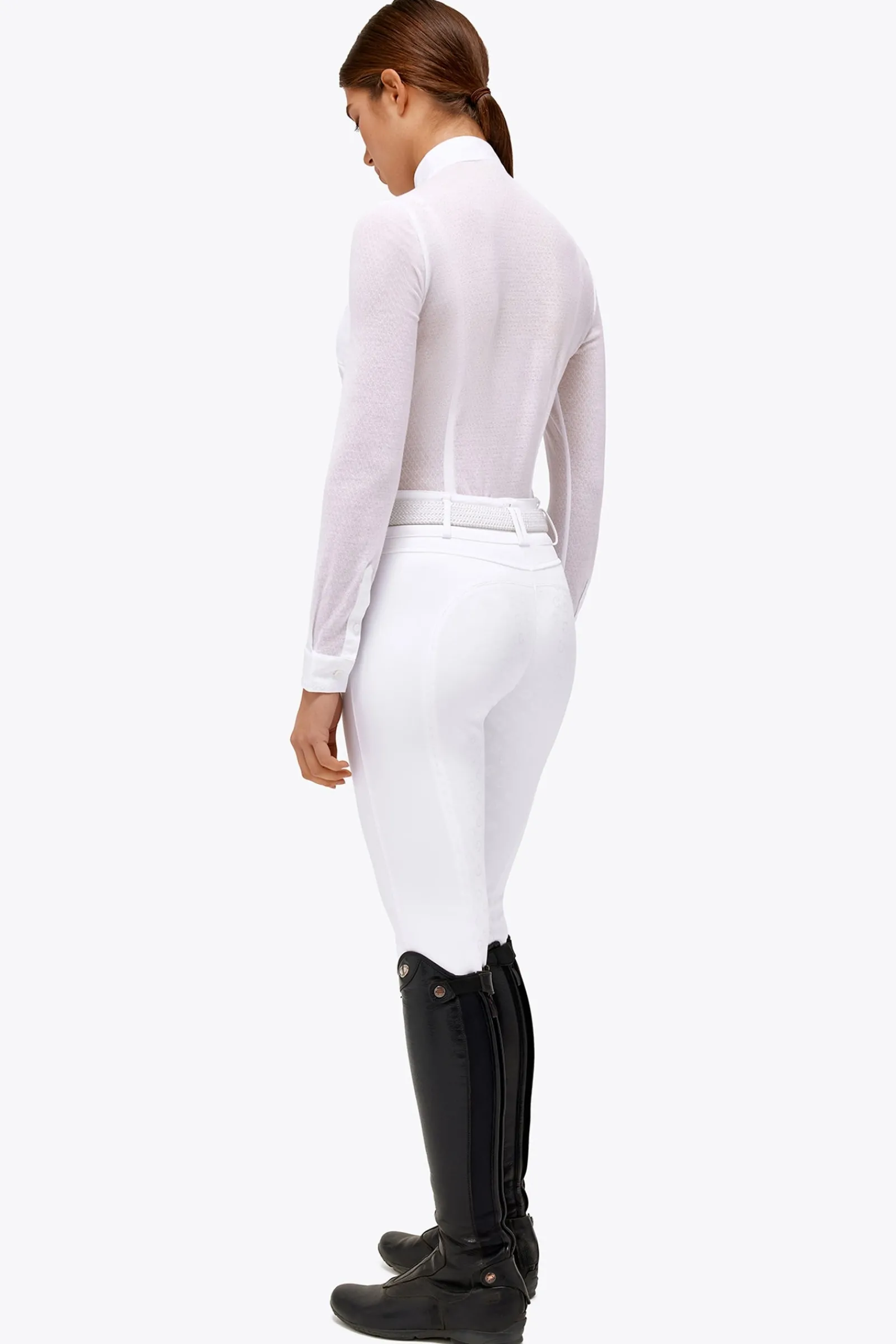 Cavalleria Toscana plissiertes Langarm Damen Turniershirt*Damen Shirts & Polos Für Damen