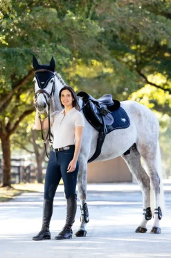 LeMieux Puissance Close Contact Springschabracke aus Wildlederimitat* Spring- & Vielseitigkeitsschabracken