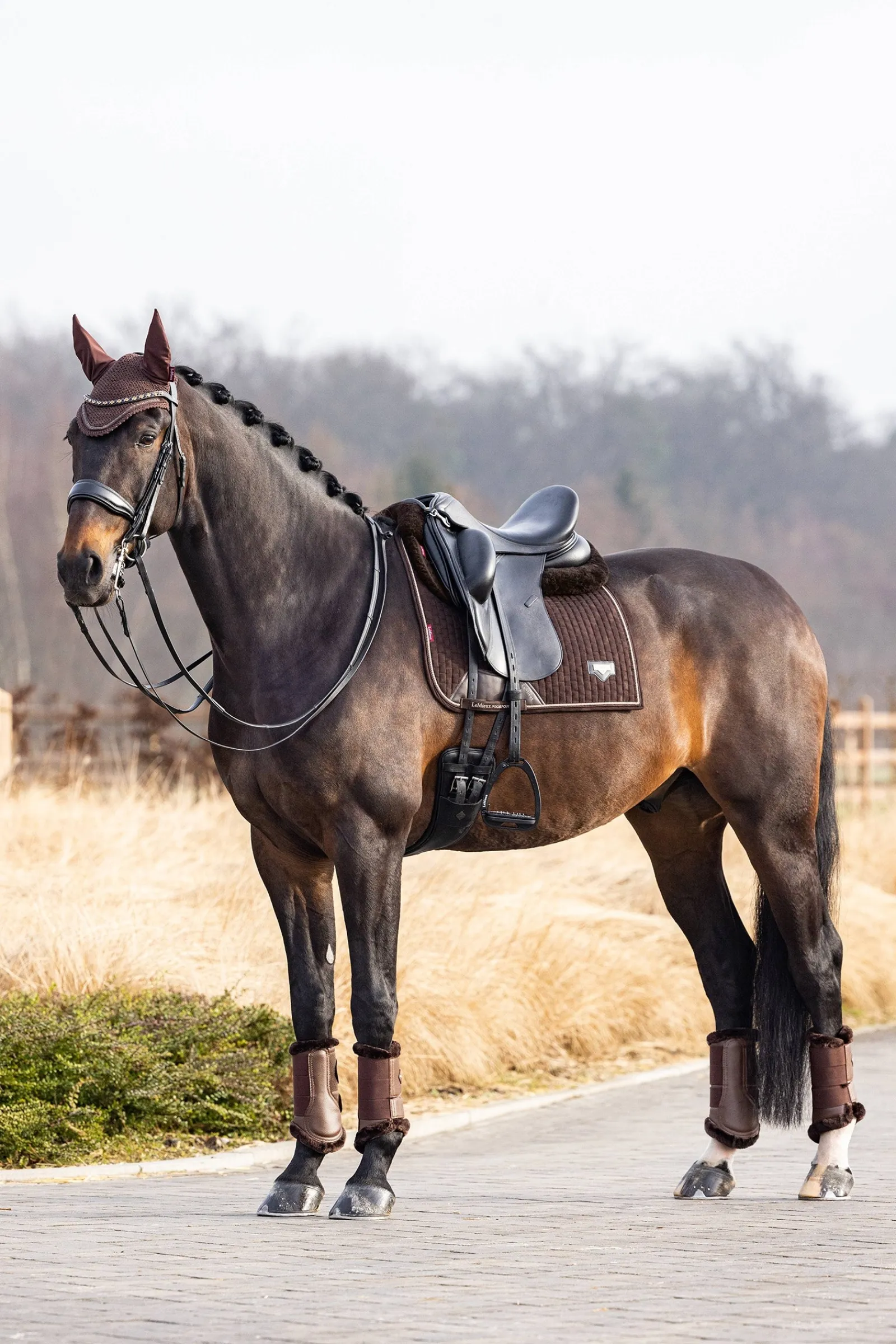LeMieux Puissance Dressurschabracke aus Wildlederimitat* Dressurschabracken
