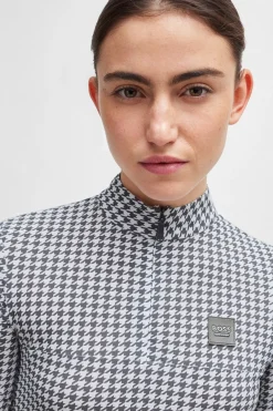 Boss Rachel Trainingsshirt Houndstooth*Damen Shirts & Polos Für Damen
