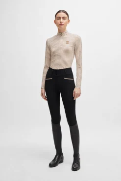 Boss Rachel Trainingsshirt Houndstooth*Damen Shirts & Polos Für Damen