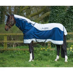 Horseware Rambo Summer Series Weidedecke mit Liner (0g / 100g) und abnehmbarem Halsteil* Leichte Weidedecken