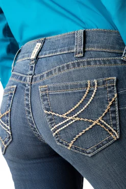 Ariat Real Mr Everlee Damen Straight Jeans*Damen Jodhpurreithose Für Damen