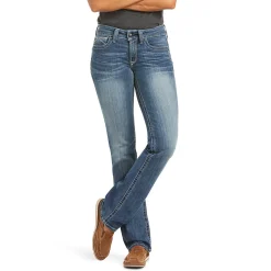 Ariat Real Stretch Icon Straight Jeans für Damen*Damen Jodhpurreithose Für Damen