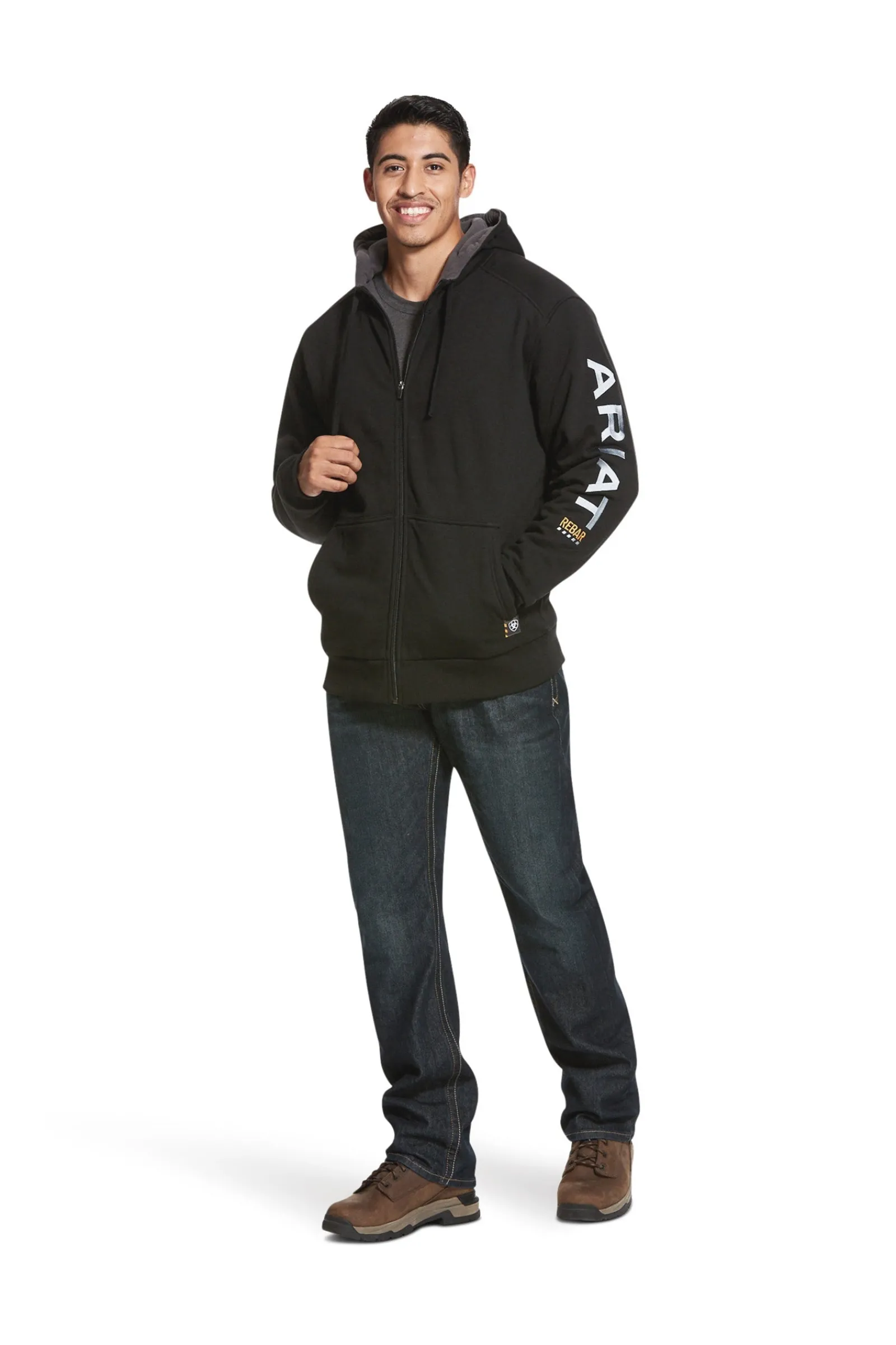 Ariat Rebar All-Weather Herren Reißverschluss Hoodie*Herren Shirts & Polos Für Herren