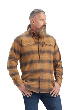 Ariat Rebar Flannel DuraStretch Herren Arbeitshemd*Herren Shirts & Polos Für Herren