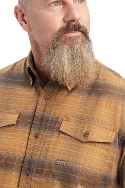 Ariat Rebar Flannel DuraStretch Herren Arbeitshemd*Herren Shirts & Polos Für Herren