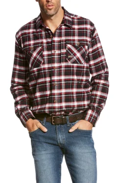 Ariat Rebar Flannel DuraStretch Herren Arbeitshemd*Herren Shirts & Polos Für Herren
