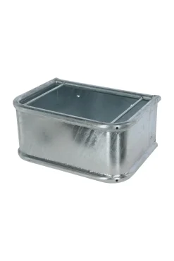 Kerbl Rechteckiger Futtertrog Metall, 35 L* Aufbewahrung|Stallzubehör