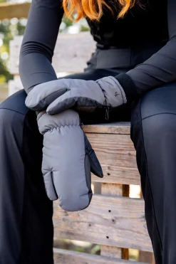 Horze Reflektierende 3-Finger Reithandschuhe* Winterreithandschuhe