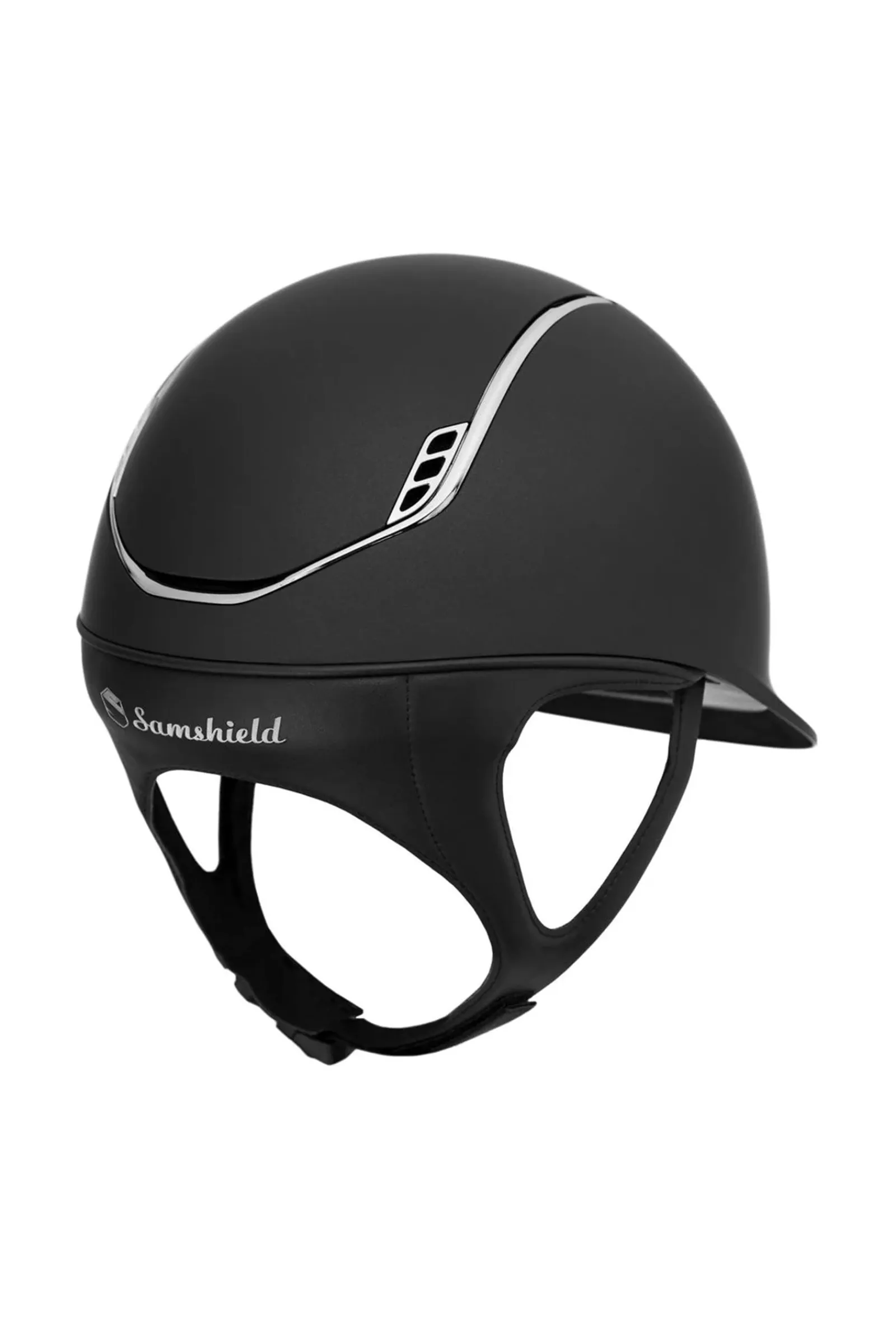 Samshield Regular Shadowmatt Schwarz Chrom 2.0* Reithelme