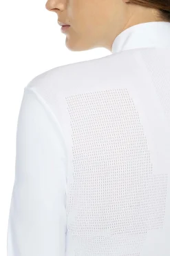 Cavalleria Toscana R-Evo Perforated Epaulet Damen Langarm Turniershirt*Damen Shirts & Polos Für Damen