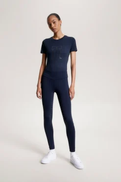 Tommy Hilfiger Equestrian Rome All-Year Vollbesatz Leggings*Damen Reitleggings Für Damen