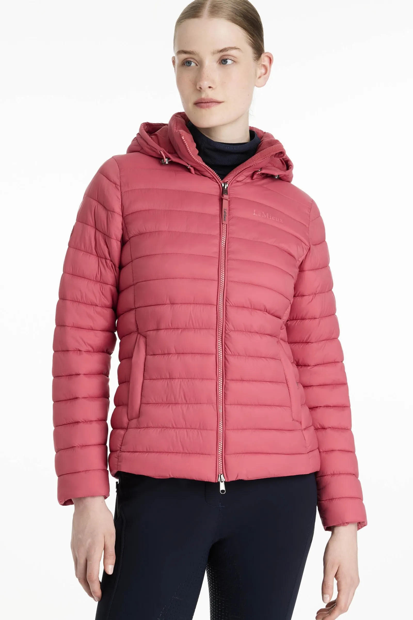 LeMieux Rose Damen-Steppjacke mit Kapuze*Damen Mäntel & Jacken Für Damen