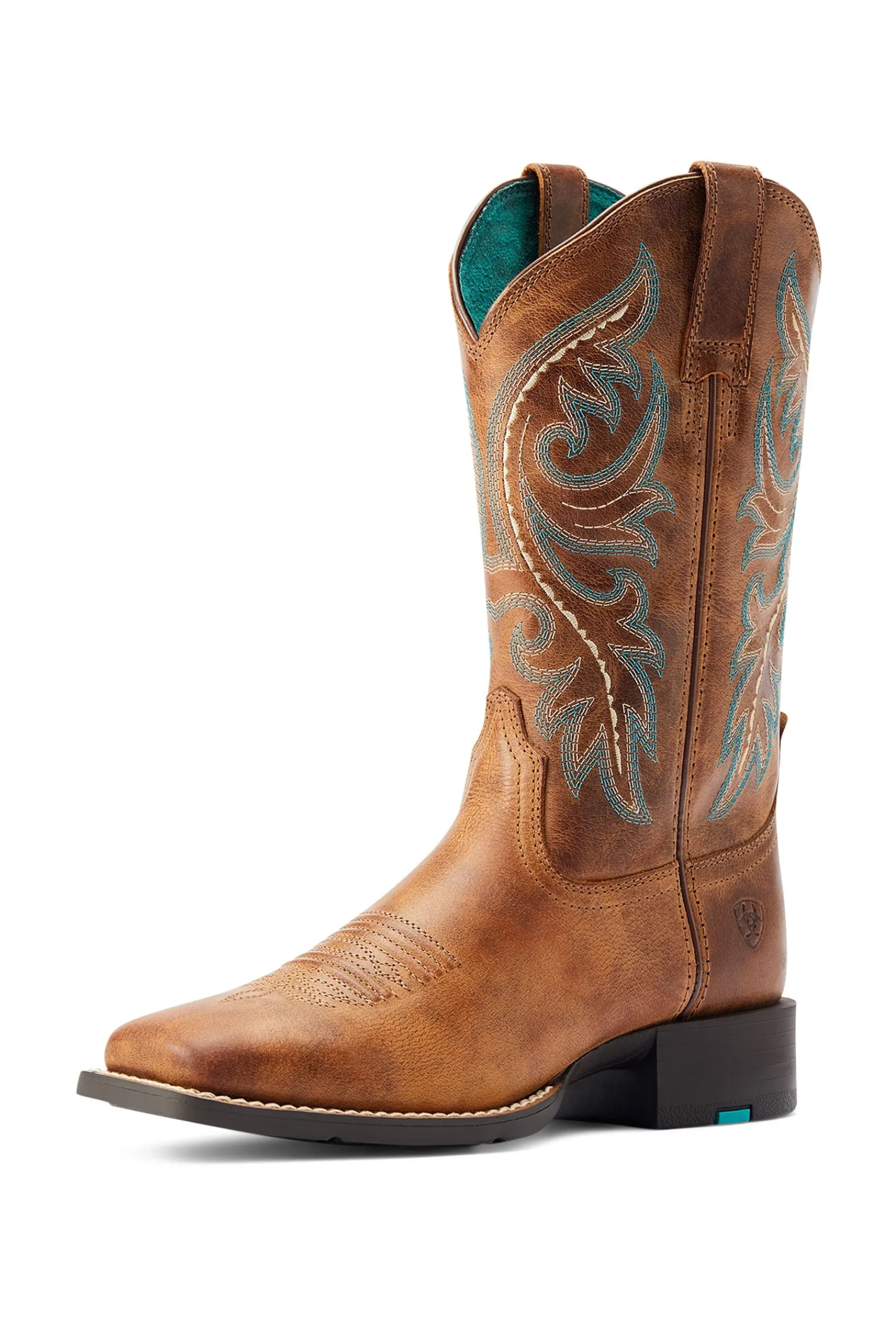 Ariat Round Up Damen-Westernstiefel mit Reißverschluss hinten* Country Stiefel
