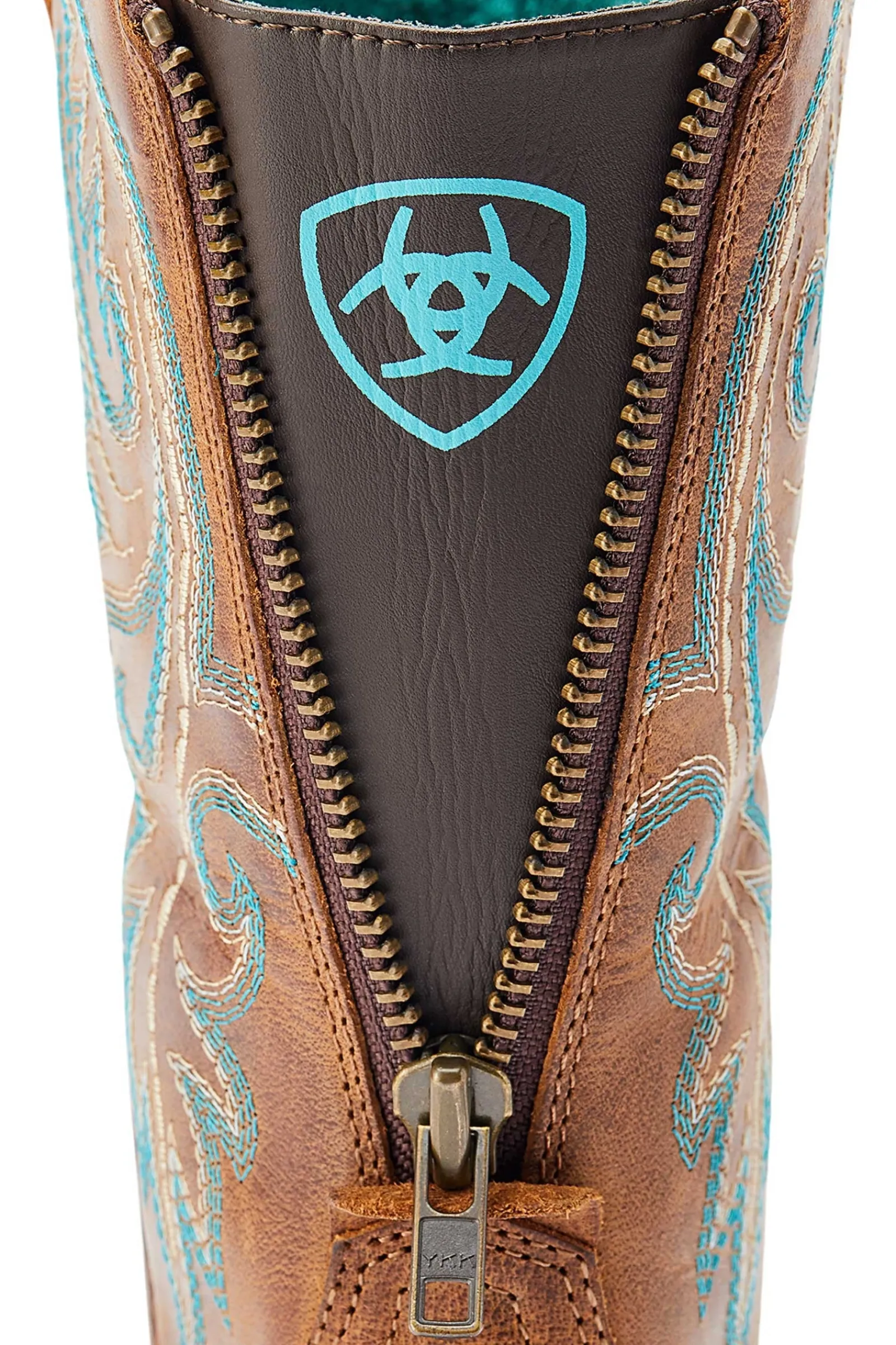 Ariat Round Up Damen-Westernstiefel mit Reißverschluss hinten* Country Stiefel