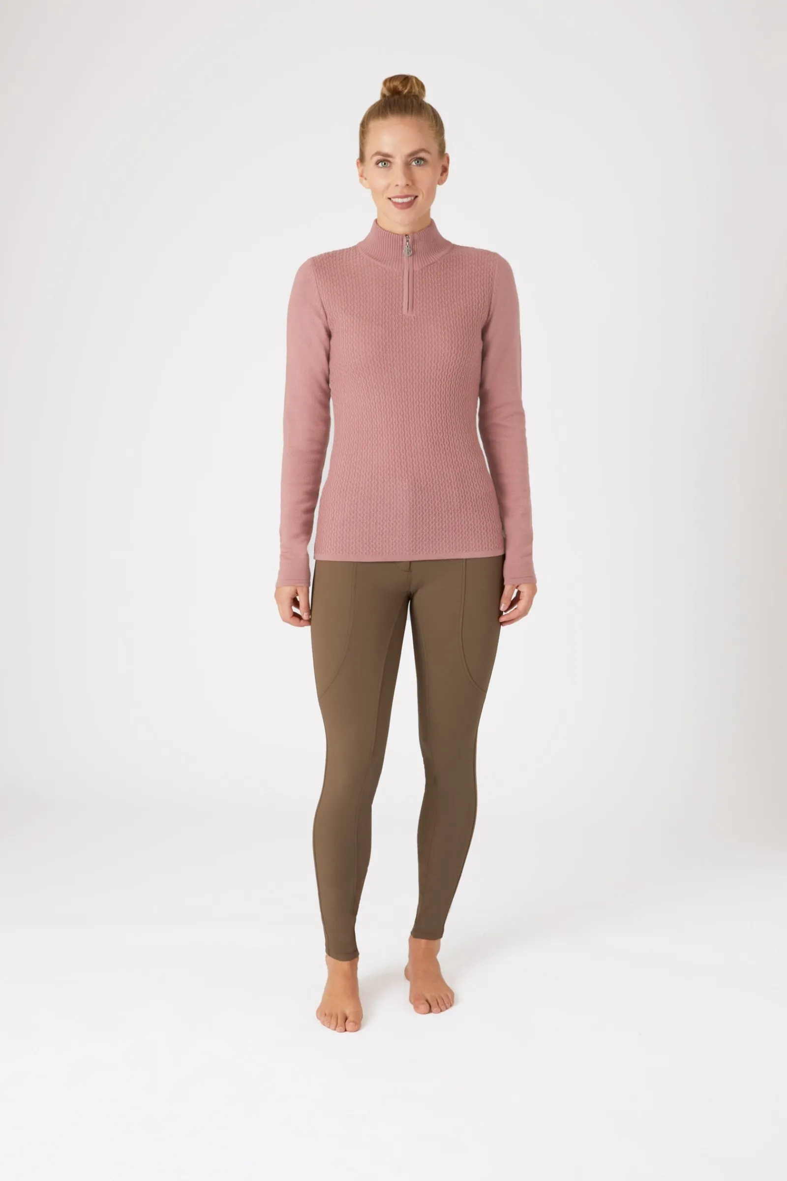 B Vertigo Ruth Damen Strickpullover mit Reißverschluss*Damen Damenpullover & Hoodies