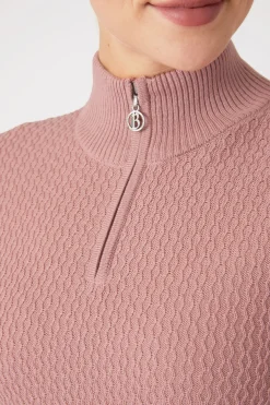 B Vertigo Ruth Damen Strickpullover mit Reißverschluss*Damen Damenpullover & Hoodies