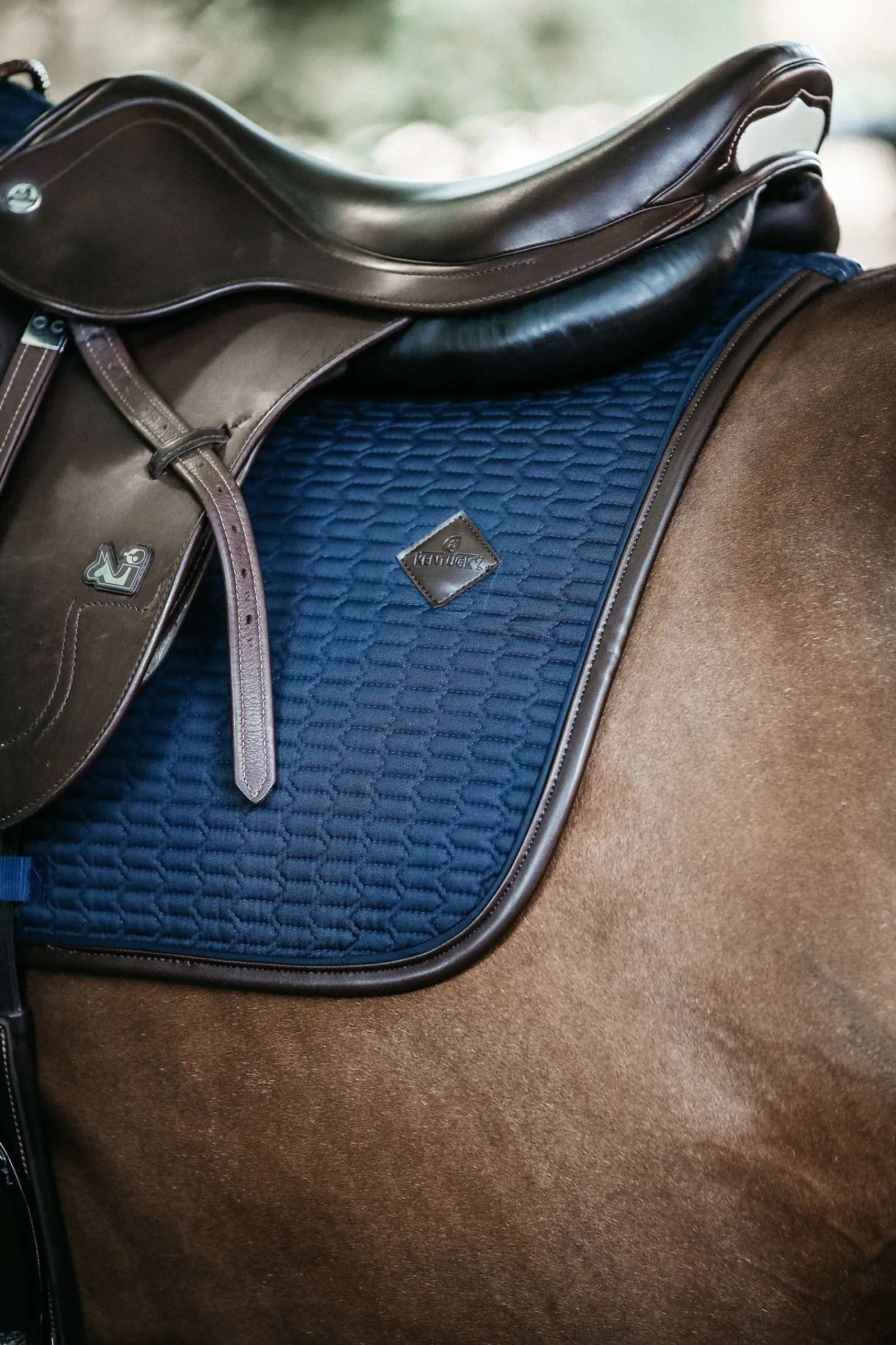 Kentucky Horsewear Saddle Pad Color Edition Leather Jumping* Spring- & Vielseitigkeitsschabracken