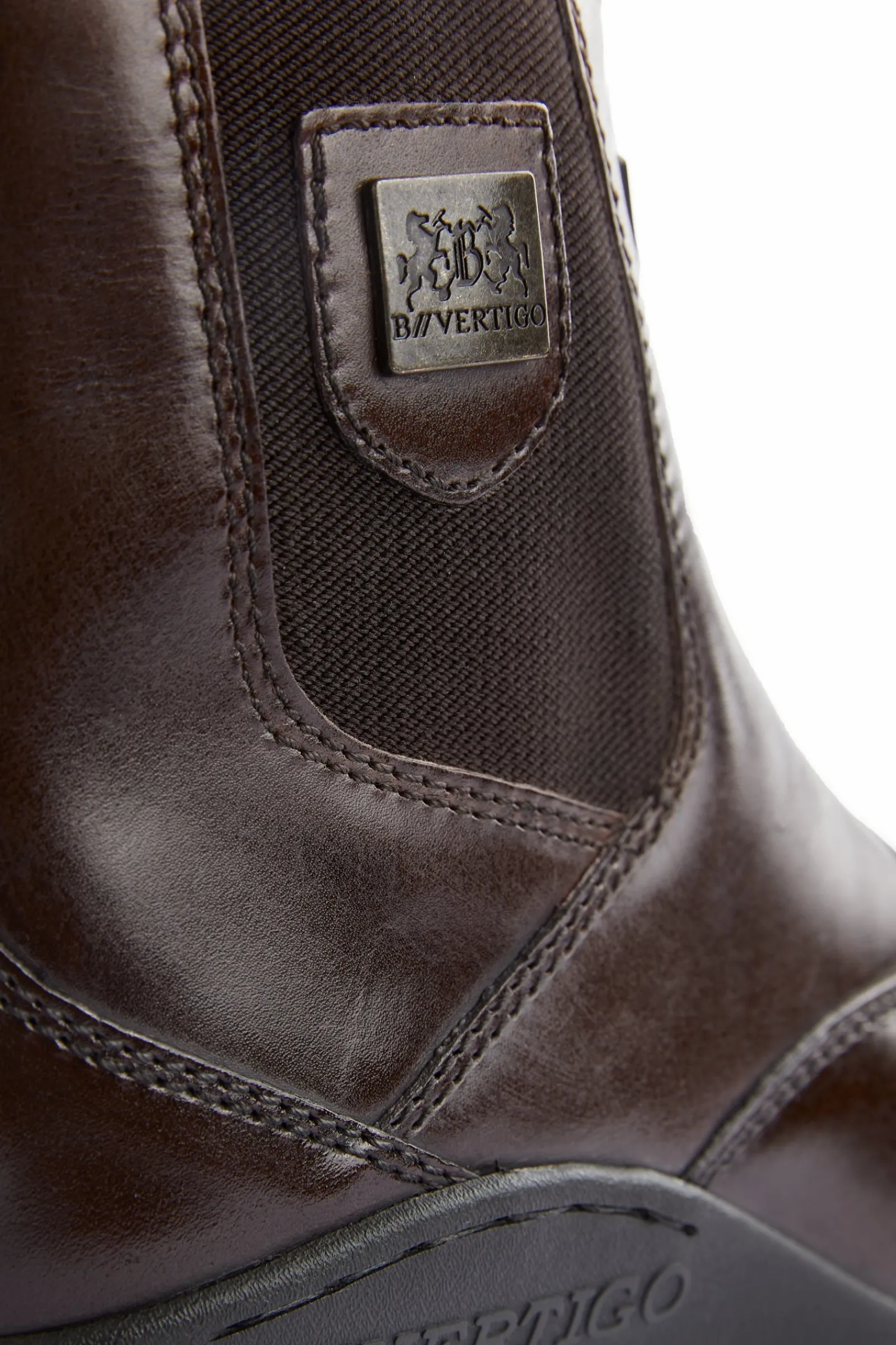 B Vertigo Saturn Damen Lederreitstiefeletten mit Reißverschluss* Reitstiefeletten