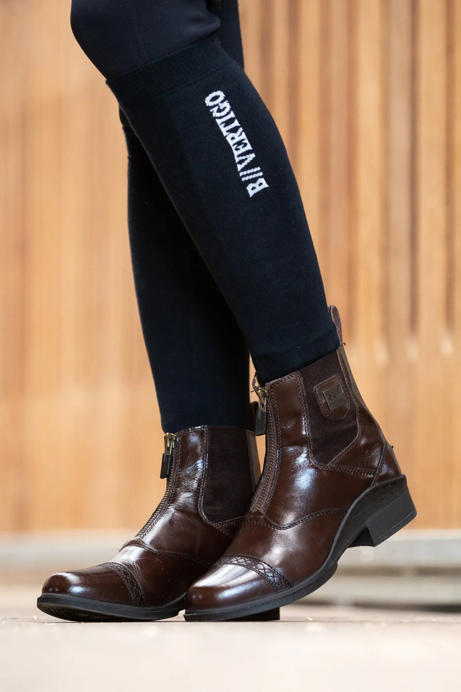 B Vertigo Saturn Damen Lederreitstiefeletten mit Reißverschluss* Reitstiefeletten