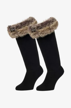 LeMieux Stiefelsocken mit Kunstfell* Kniestrümpfe & Reitsocken