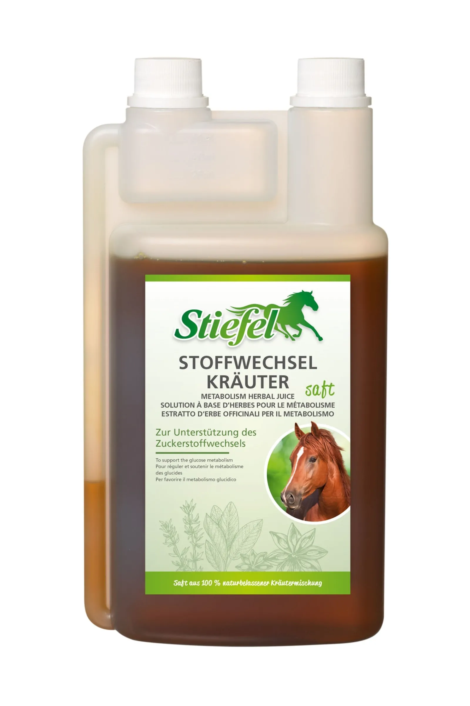 Stiefel Stoffwechselkräuter Saft, 1l* Ergänzungsfuttermittel Für Pferde