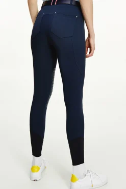 Tommy Hilfiger Equestrian Style Damen Reithose mit Kniebesatz mit Grip*Damen Reithose Für Damen Mit Kniebesatz