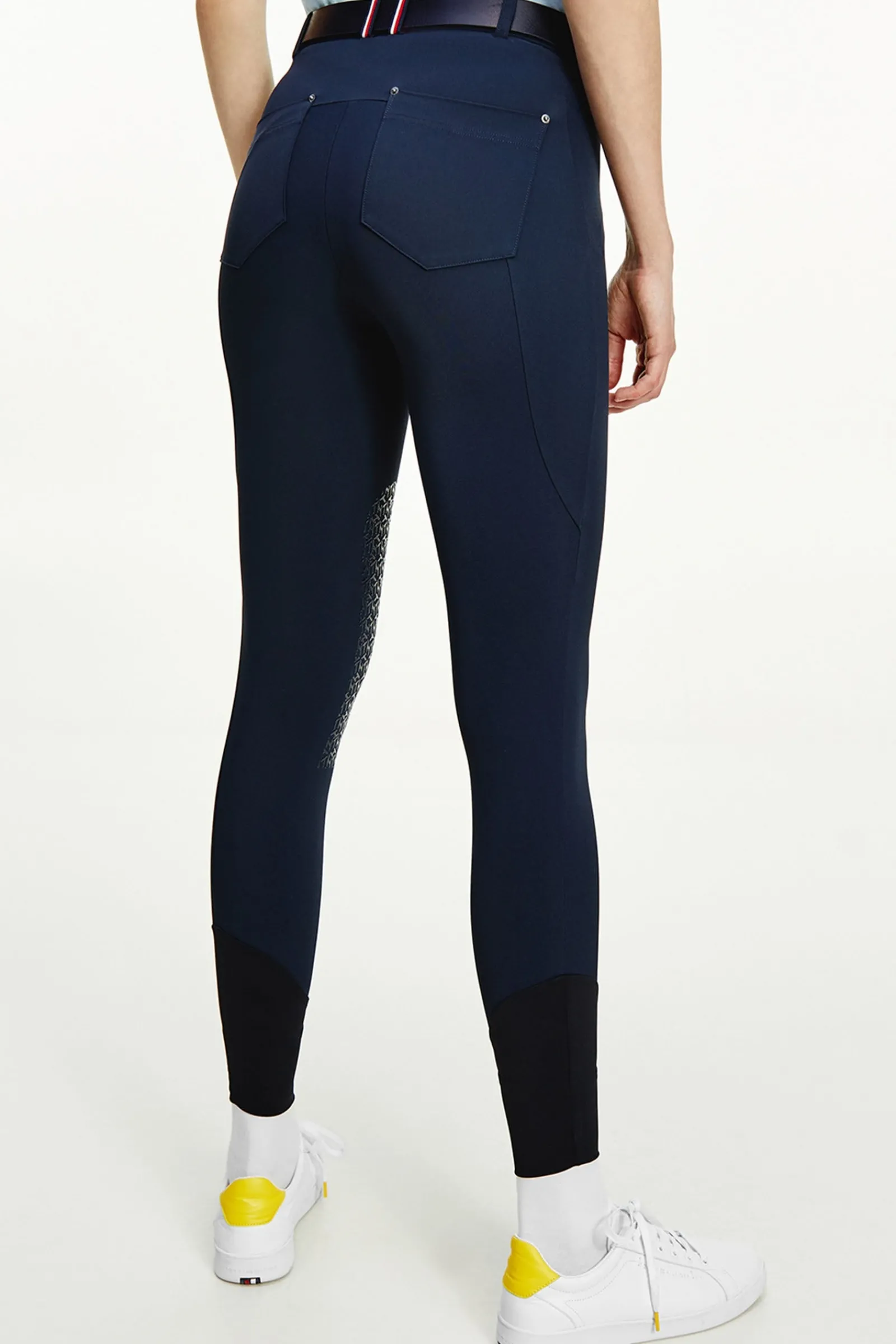 Tommy Hilfiger Equestrian Style Damen Reithose mit Kniebesatz mit Grip*Damen Reithose Für Damen Mit Kniebesatz
