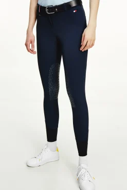 Tommy Hilfiger Equestrian Style Damen Reithose mit Kniebesatz mit Grip*Damen Reithose Für Damen Mit Kniebesatz
