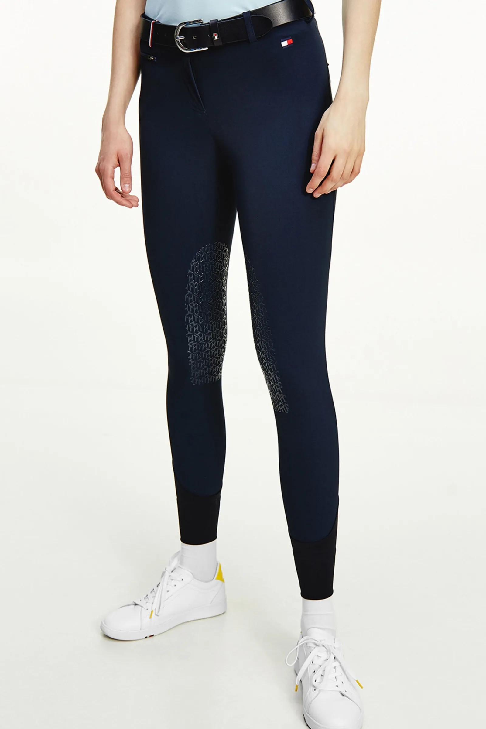 Tommy Hilfiger Equestrian Style Damen Reithose mit Kniebesatz mit Grip*Damen Reithose Für Damen Mit Kniebesatz