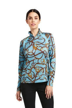 Ariat Sunstopper 2.0 Damen 1/4 Zip Baselayer Shirt*Damen Shirts & Polos Für Damen