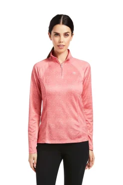 Ariat Sunstopper 2.0 Damen 1/4 Zip Baselayer Shirt*Damen Shirts & Polos Für Damen